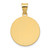 14K Polished / Satin St. Vincent Hollow Medal Pendant