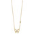 14k Polished 1/6 carat Diamond Butterfly 18 inch Necklace
