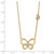 14k Polished 1/6 carat Diamond Butterfly 18 inch Necklace