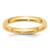 10k Yellow Gold 3mm Standard Weight Comfort Fit Wedding Band Size 12