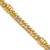 14K Polished 10mm Fancy Curb Link 7.5 inch Bracelet