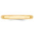 10k Yellow Gold 3mm Standard Weight Comfort Fit Wedding Band Size 4