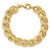 14k Polished 12mm Fancy Link 7.5 inch Bracelet