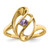 14k Polished 1-Stone Mothers Ring Mounting - XM-7F44779B-2962