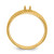 14k Polished 1-Stone Mothers Ring Mounting - XM-CC9F8B19-3528