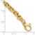 14k Polished 2.25mm Fancy Link 7.5 inch Bracelet Plus 1 inch Extender