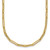 14k Polished 2.9mm Fancy Long and Short Paperclip Link 17 inch Necklace