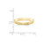 10k Yellow Gold 3mm Standard Weight Flat Comfort Fit Wedding Band Size 6