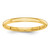 14k Polished 2mm Stackable Band Size 8