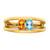 14k Polished 2-Stone Mothers Ring Mounting - XM-9519A754-8134