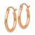 14k Polished 2x17.5mm Tube Hoop Earrings