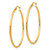 14k Polished 2x45mm Lightweight Tube Hoop Earrings