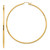 14k Polished 2x70mm Lightweight Round Tube Hoop Earrings