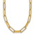 14k Polished 3.69 carat Diamond Paperclip Link 18 inch Necklace