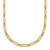 14k Polished 3.75mm Paperclip and Round Link 18 inch Necklace