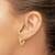 14k Polished 3.7mm Hoop Earrings