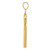 14K Polished 3-D Key Charm - K4-0097812A-9185