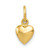 14K Polished 3-D Puffed Heart Charm - K7-CC90D4AF-2030