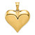 14K Polished 3-D Puffed Heart Pendant - C2-06287038-2801