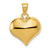 14K Polished 3-D Puffed Heart Pendant - C2-EA304B4B-1012