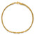 14k Polished 3-Infinity 7.5 inch Fancy Mesh Link Bracelet