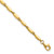 14k Polished 3mm Fancy Bar Link 7.5 inch Bracelet