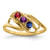 14k Polished 3-Stone Mothers Ring Mounting - XM-410C6C37-6546