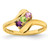 14k Polished 3-Stone Mothers Ring Mounting - XM-C3B8F3FA-2840