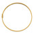 14K Polished 4.00mm Flexible Round Bangle Bracelet