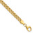 14k Polished 4.3mm Fancy Braided Link 7.5 inch Bracelet