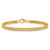 14k Polished 4.3mm Fancy Braided Link 7.5 inch Bracelet