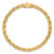 14k Polished 4.5mm Fancy Flat Link 7.25 inch Bracelet