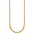 14k Polished 4mm Fancy Textured Rolo Link 17.25 inch Necklace