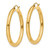 14K Polished 4mm Tube Hoop Earrings - T9-2DC6B296-7142