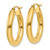 14k Polished 4mm Tube Hoop Earrings - T9-F7DA801B-7274
