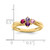 14k Polished 4-Stone Mothers Ring Mounting - XM-08598BE4-5782