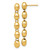 14k Polished 5.25mm Round Fancy Beaded Dangle Post Earrings