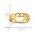 14k Polished 5mm Curb Link Ring Size 6.5