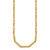 14k Polished 5mm Fancy Long and Round Link 18 inch Necklace