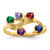 14k Polished 5-Stone Mothers Ring Mounting - XM-37D54D7F-1327