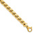14K Polished 6.3mm Fancy Curb Link 8.5 inch Mens Bracelet