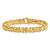 14K Polished 6.9mm Fancy Link 7.5 inch Bracelet
