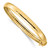 14k Polished 6mm 7 inch Domed Omega Bracelet