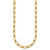 14k Polished 6mm Oval and Circle Link 18 inch Necklace