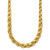 14k Polished 7mm Graduated Fancy Link 18 inch Necklace