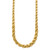 14k Polished 7mm Graduated Fancy Link 18 inch Necklace