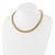 14k Polished 8.00mm Fancy Multi-Link 18 inch Necklace