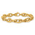 14k Polished 8.2mm Lightweight Fancy Link 7.5 inch Bracelet
