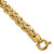 14k Polished 8.5mm Knife Edge Byzantine Link 7.5 inch Bracelet