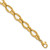 14k Polished 8.75mm Round and Oval Fancy Link 7.5 inch Bracelet